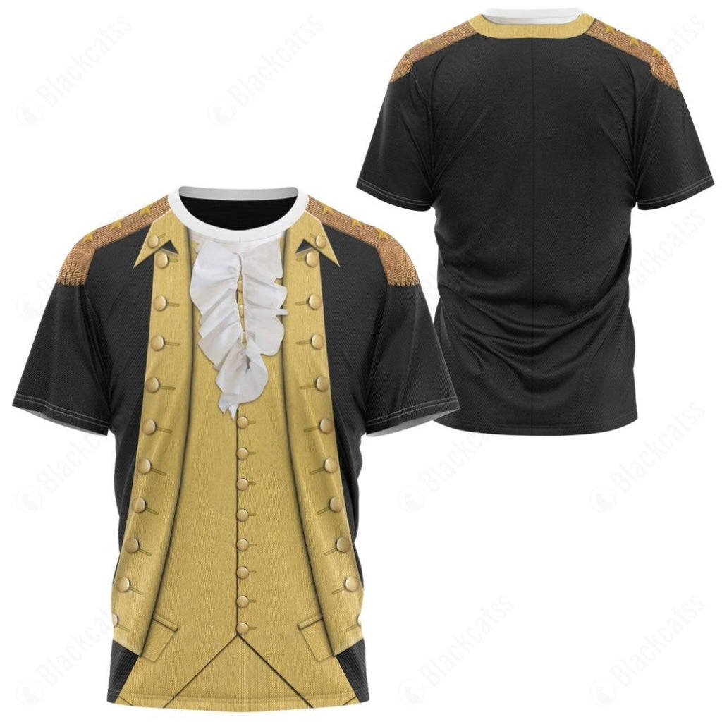 Custom Historical First President Of U.S George Washington Apparel