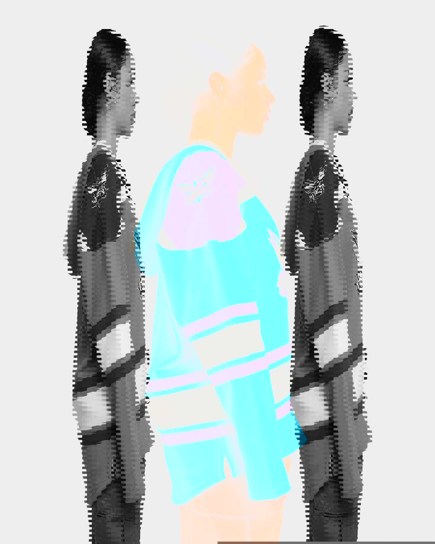 47 Brand Charlotte Hornets Superior Lacer Hoodie Neptune