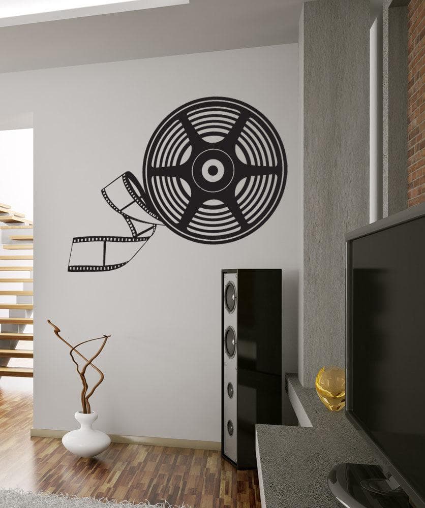 Big Movie Reel Vinyl Wall Decal Sticker #1202 - Removable & Easy to Apply