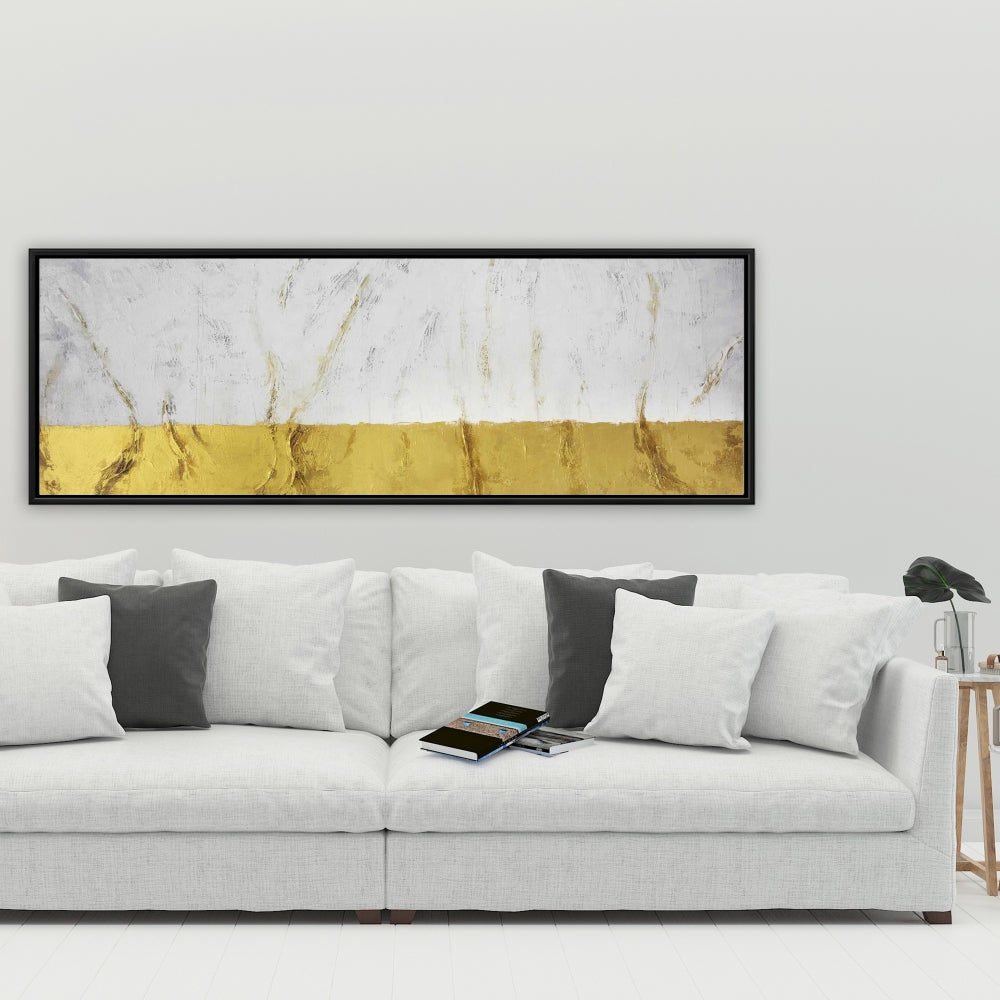 Golden Shine Fine Art Gallery Wrapped Canvas 16x48