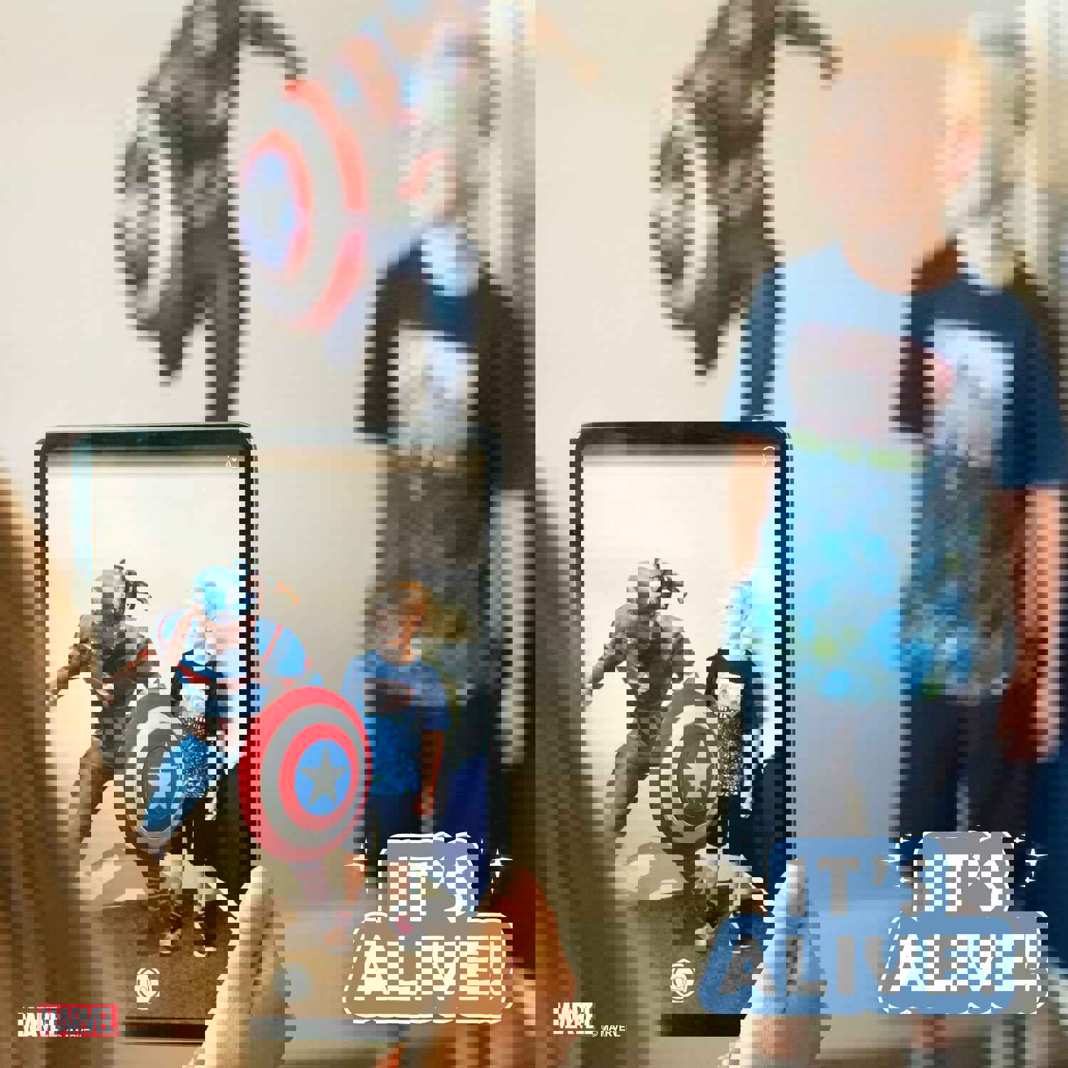 Captain America Interactive Wall Decal