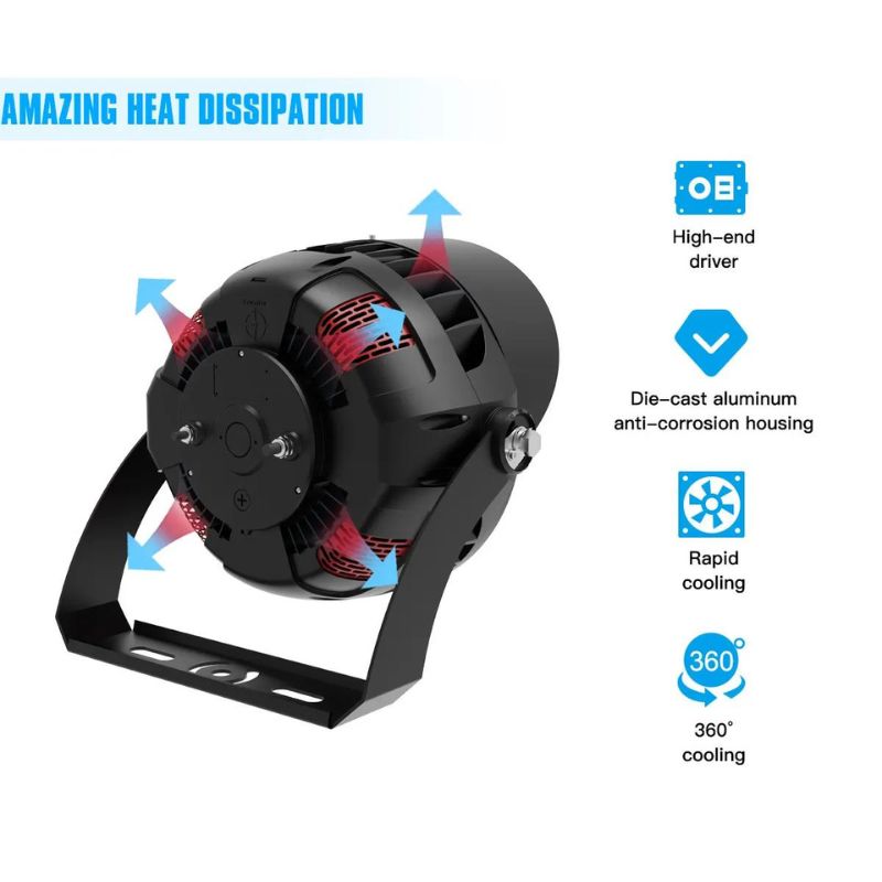 600 Watt Energy-Efficient and Durable LED Sports Flood Light - 84000 Lumens for Outdoor Lighting