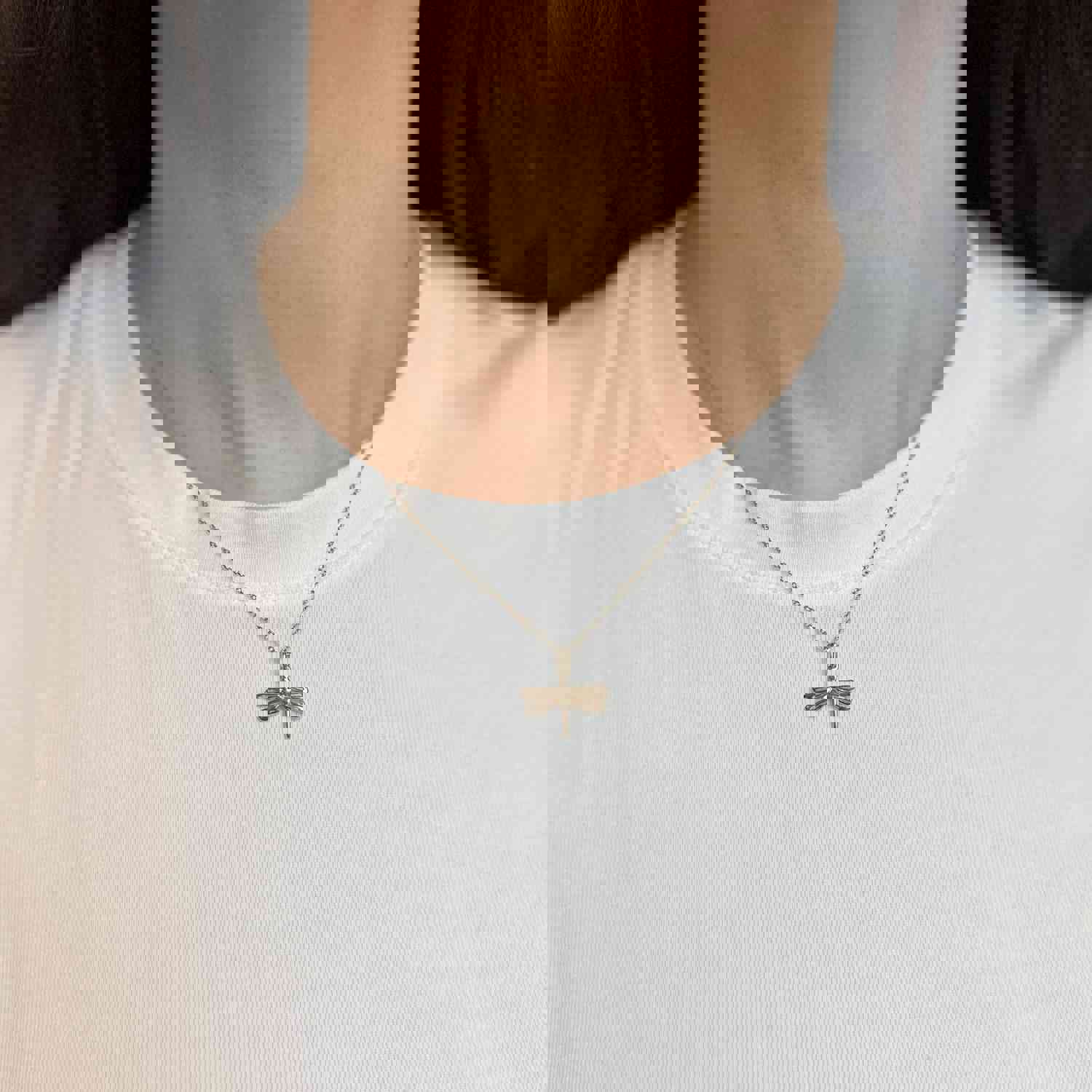 14KT Yellow Gold Dragonfly Pendant Charm