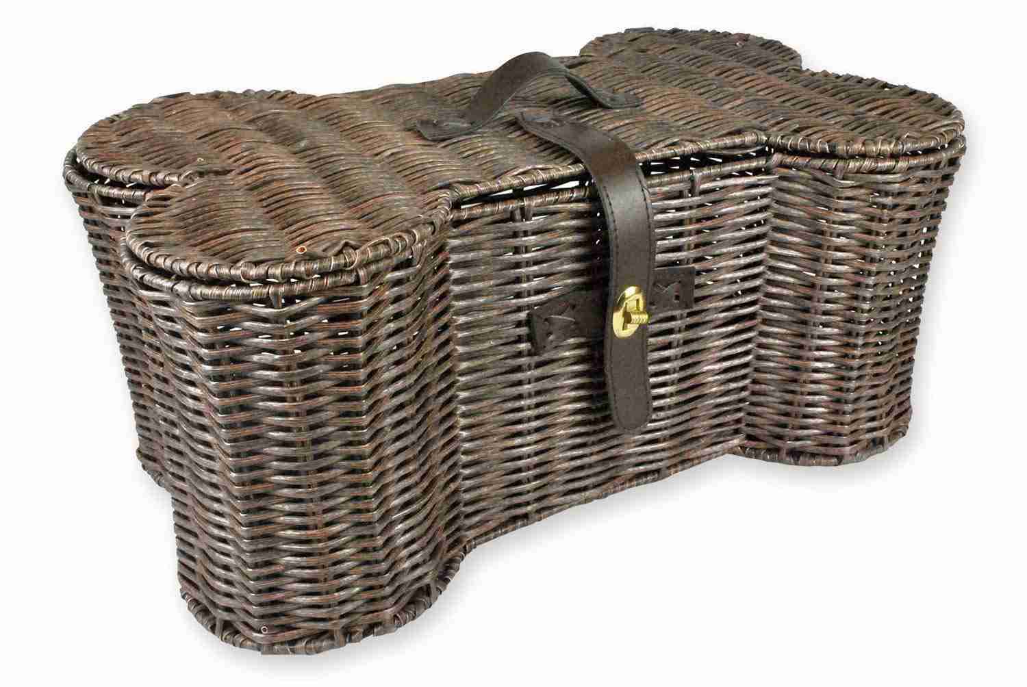 Bone Dry DII Bone Shape Pet Organizer Storage Basket for Home Décor