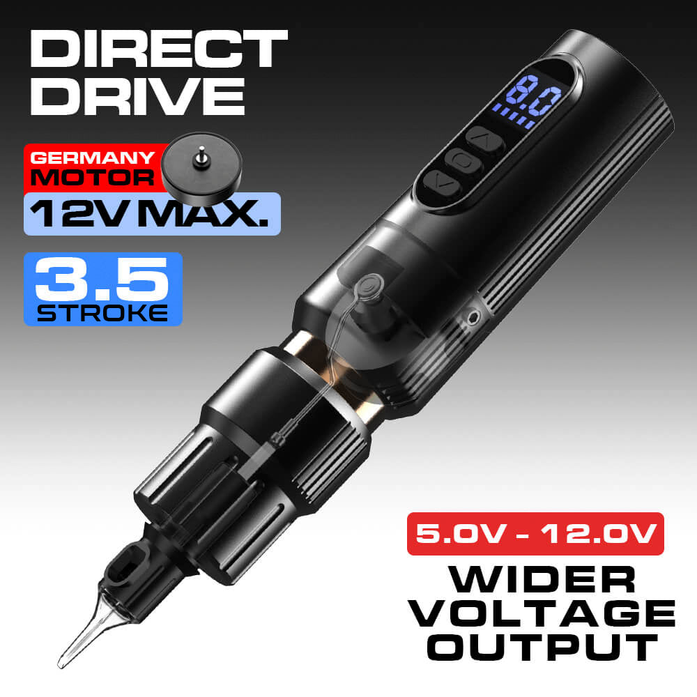 Stigma Owen Wireless Large Capacity Battery Direct Drive Tattoo Pen Machine EM149