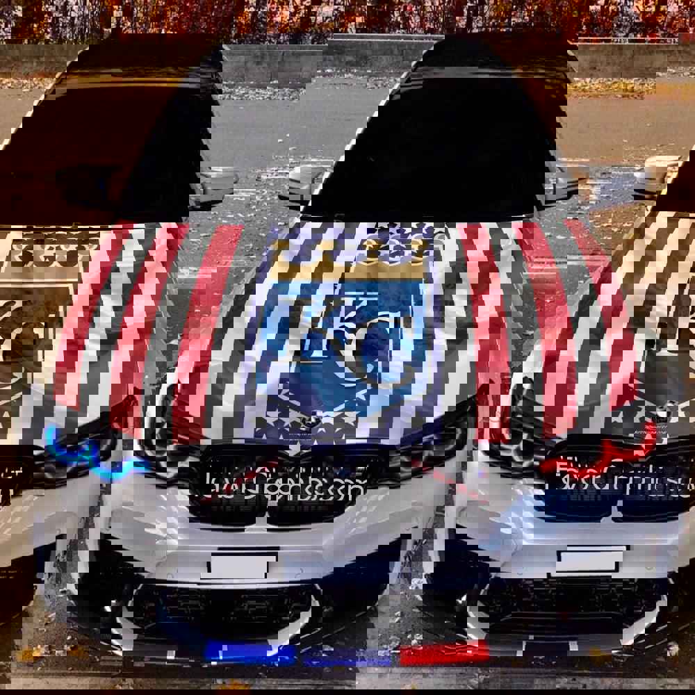 Kansas City Royals Itasha Car Vinyl Hood Wrap Decal Sticker