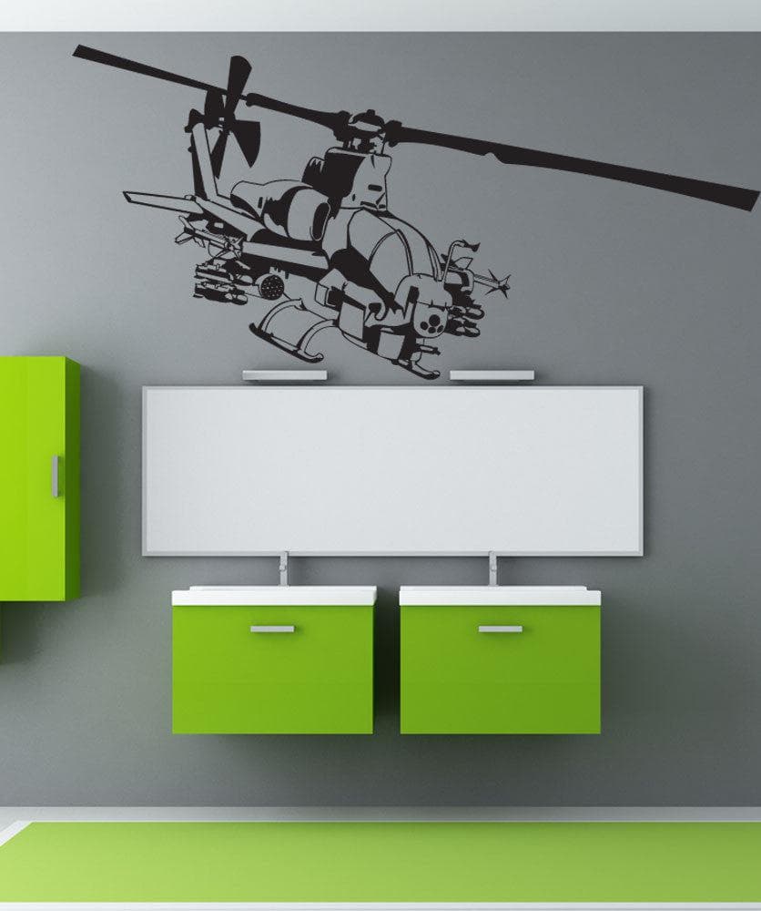 Vinyl Wall Decal Sticker AH1 Cobra #1277 - Removable & Easy to Apply