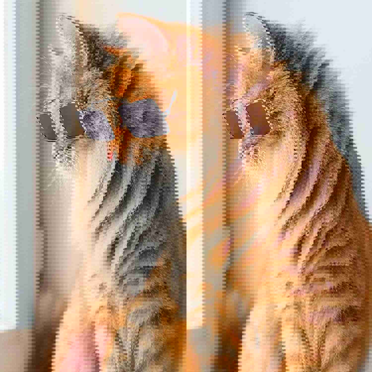 BARMI Pet Sunglasses - Fashion Square Glasses for Small Cats and Dogs