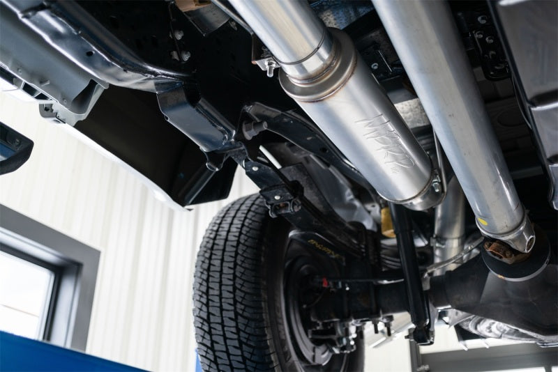 MBRP S5247304 Ford 4 Inch Exhaust Resonator Back Single Side Pro Series For 17-22 Ford F250/F350