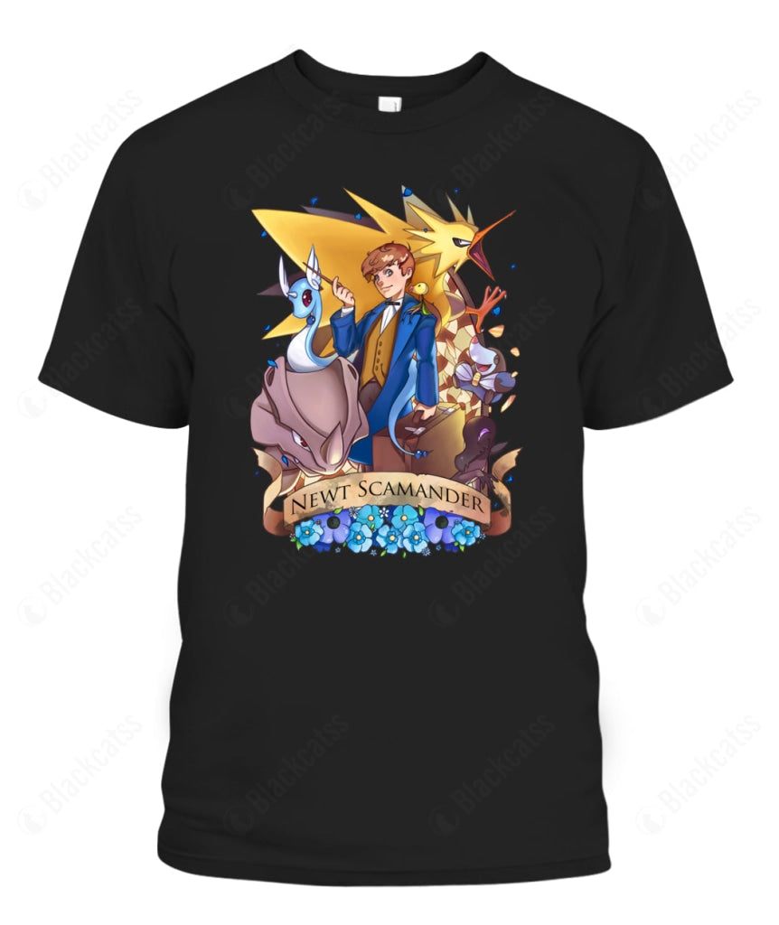 PKM Newt Custom Graphic Apparel - Unisex Classic Fit Cotton T-Shirt
