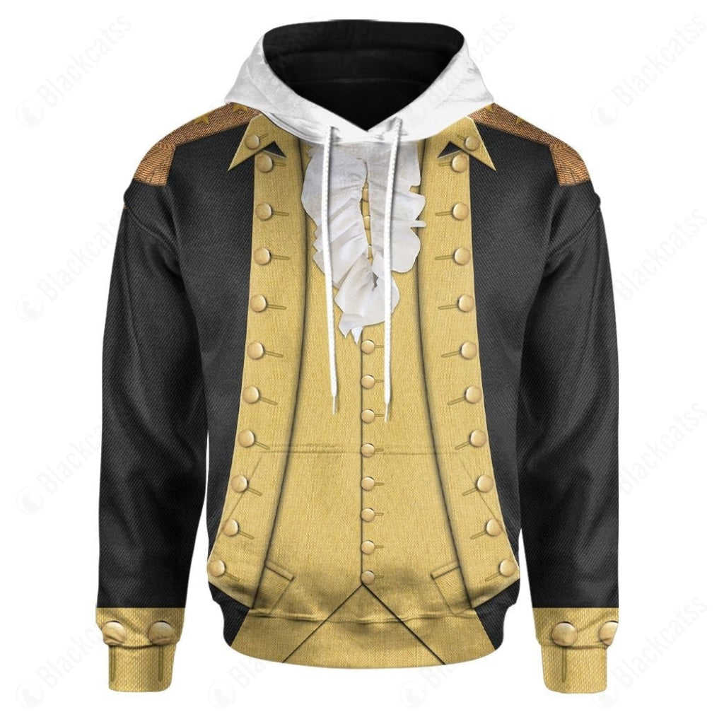 Custom Historical First President Of U.S George Washington Apparel
