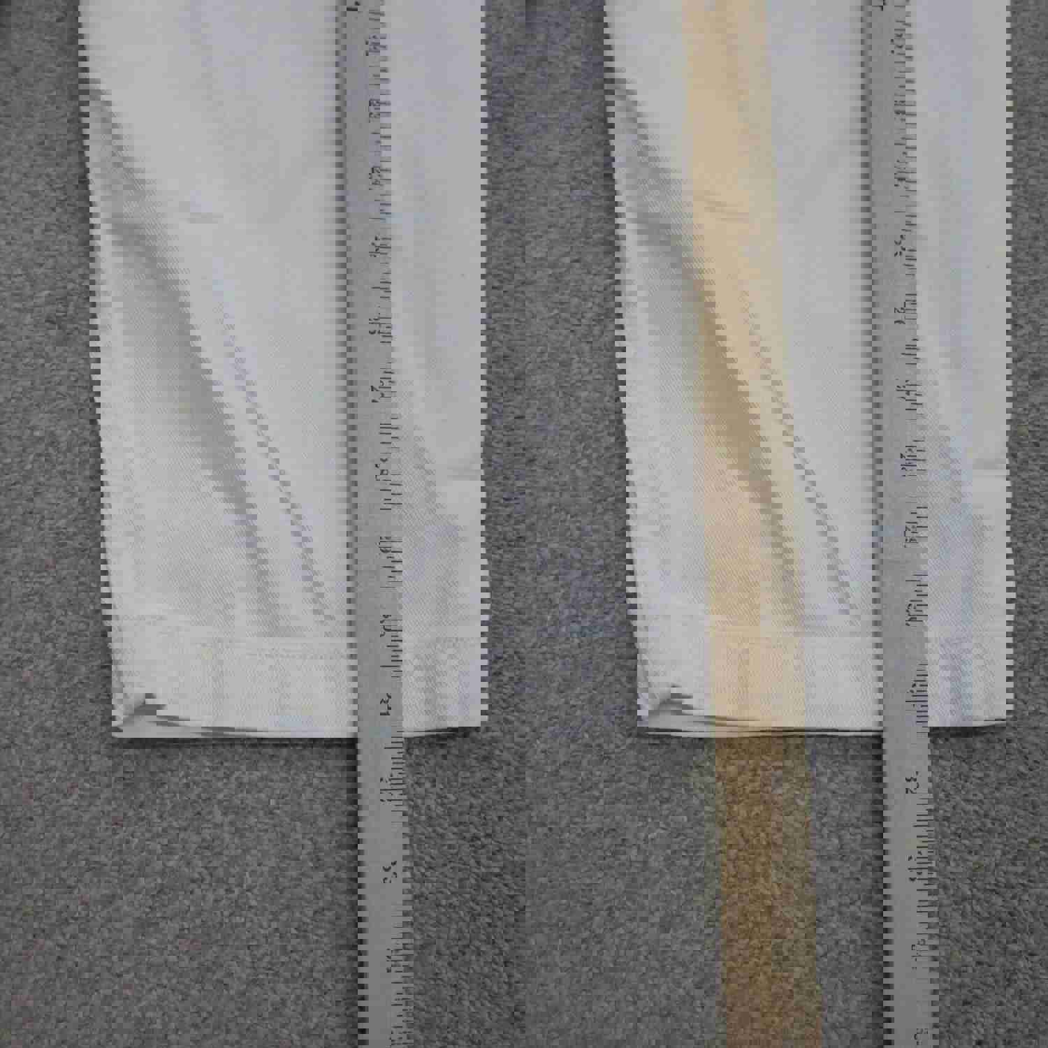 L L Bean Women's White Cropped Straight Leg Jeans Size 20