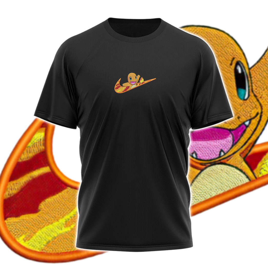 Charmander Simple Swoosh Custom 2-Side Printed Hoodie