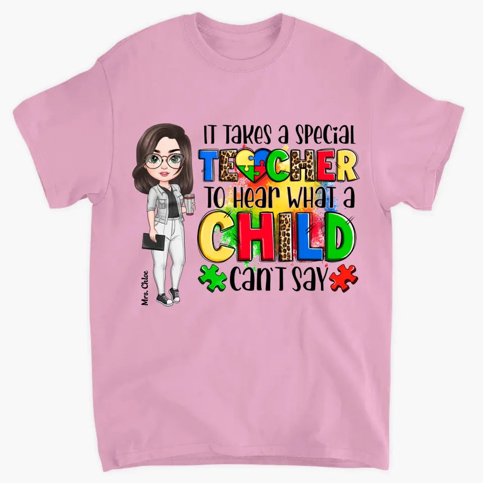 Personalized Custom T-shirt - Special Education Teacher Gift for Teachers Day or Birthday