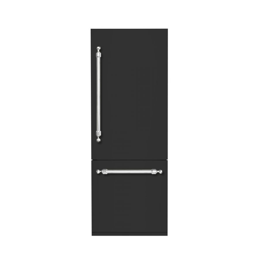 Hallman 30 Built-In Refrigerator with Interior Filtered Water Dispenser and Bottom Mount Freezer