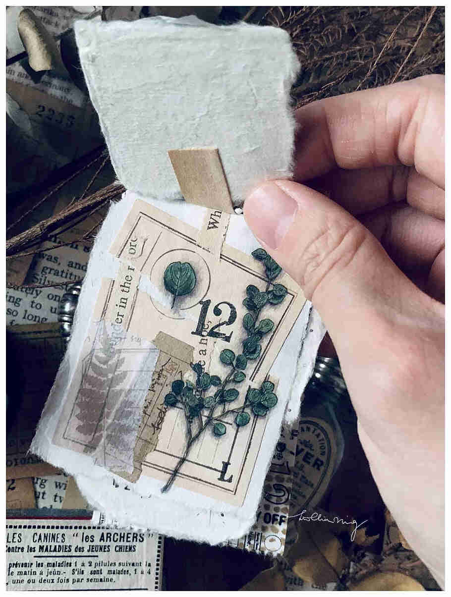 LCN Design Studio: Dried Flower Print On Stickers - 4 Sheets Set