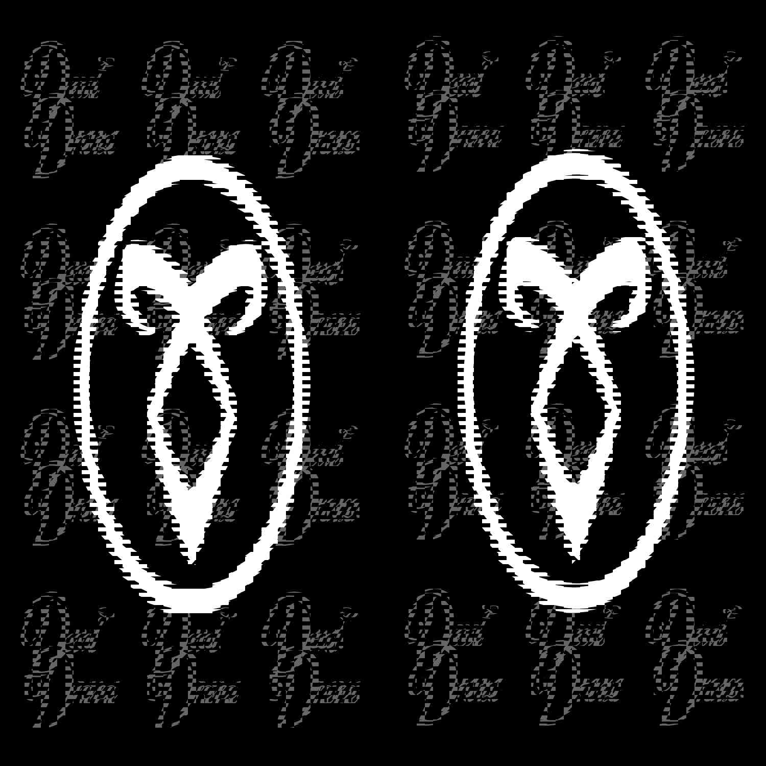 Angelic Power Rune Vinyl Decal - Mortal Instruments Inspired Car/Laptop Sticker