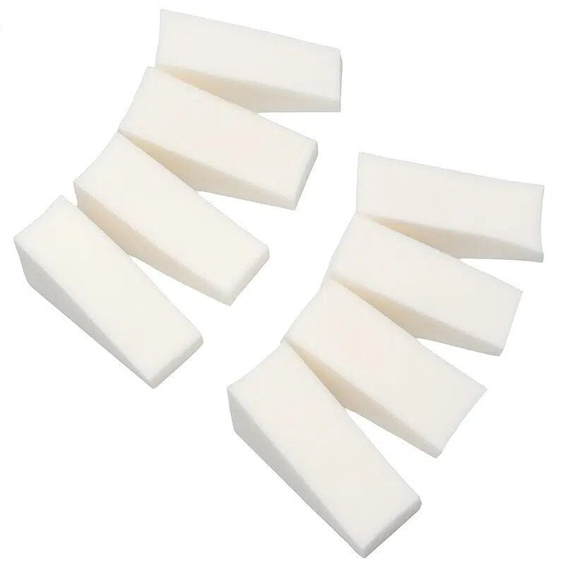 8 Pcs Gradient Shaped Nails Soft Sponges for Color Fade Manicure Nail Art Tools
