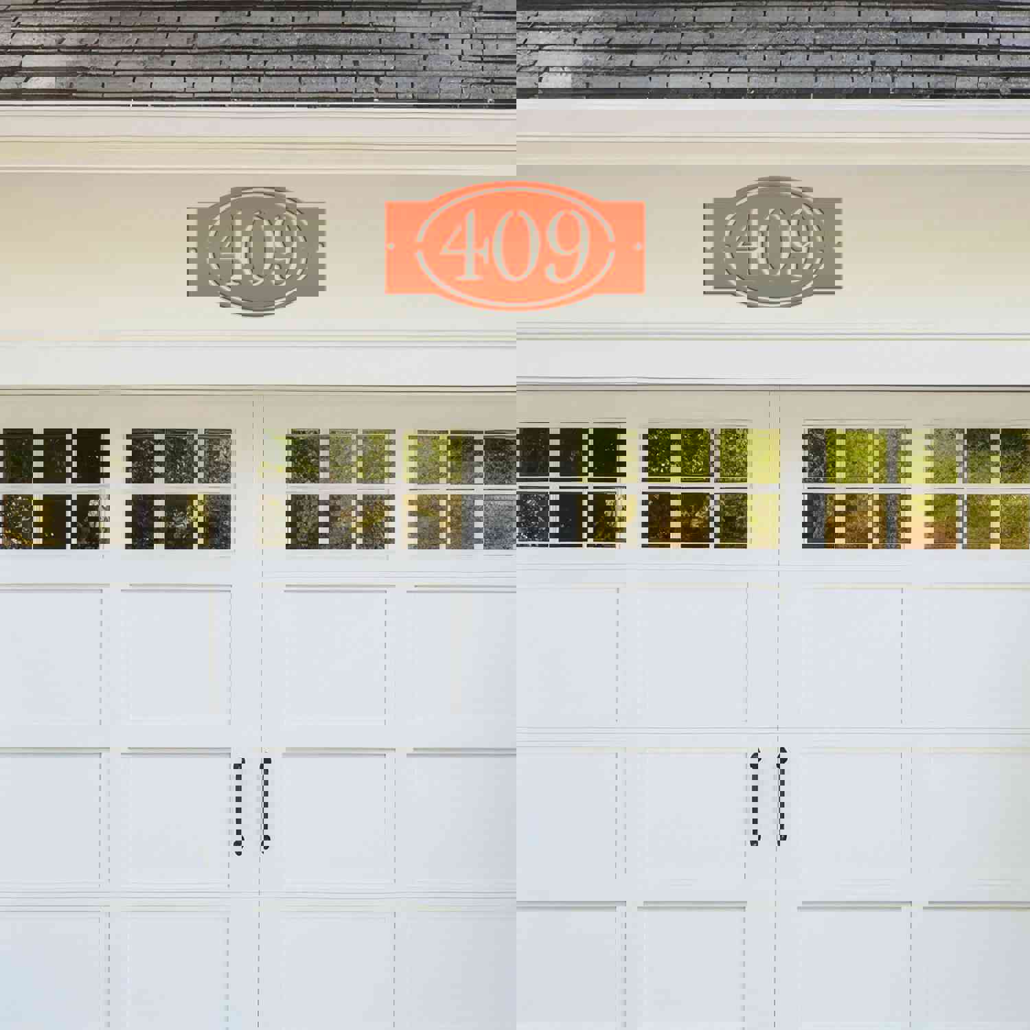 Personalized House Number Metal Sign - Custom Address Plaque - Wedding & Housewarming Gift