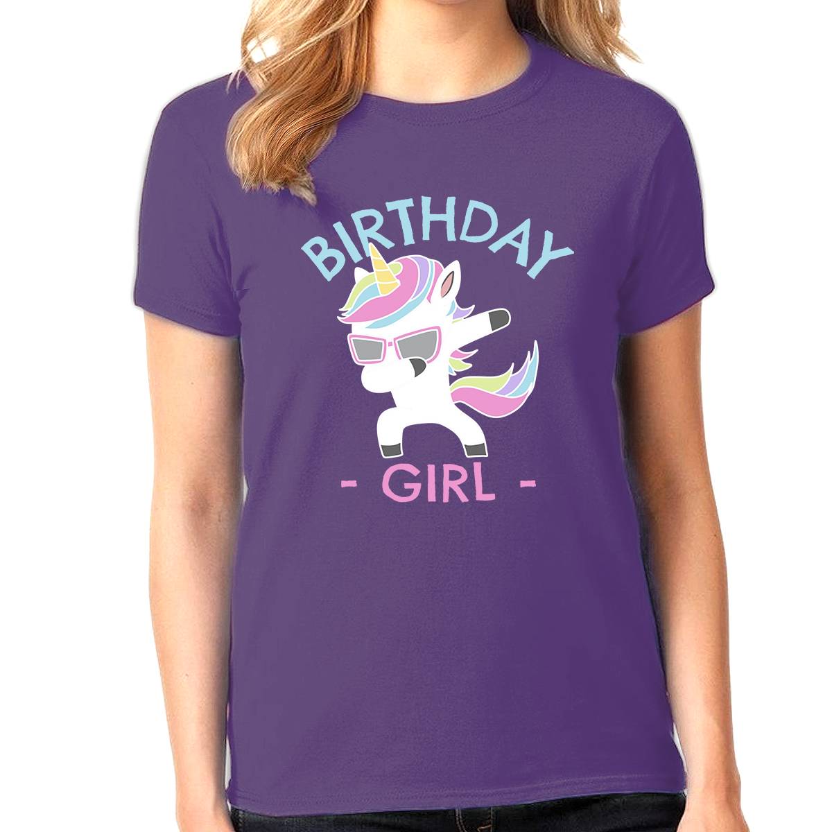 Cute Unicorn Dab Birthday Shirt for Girls - Perfect Birthday Gift