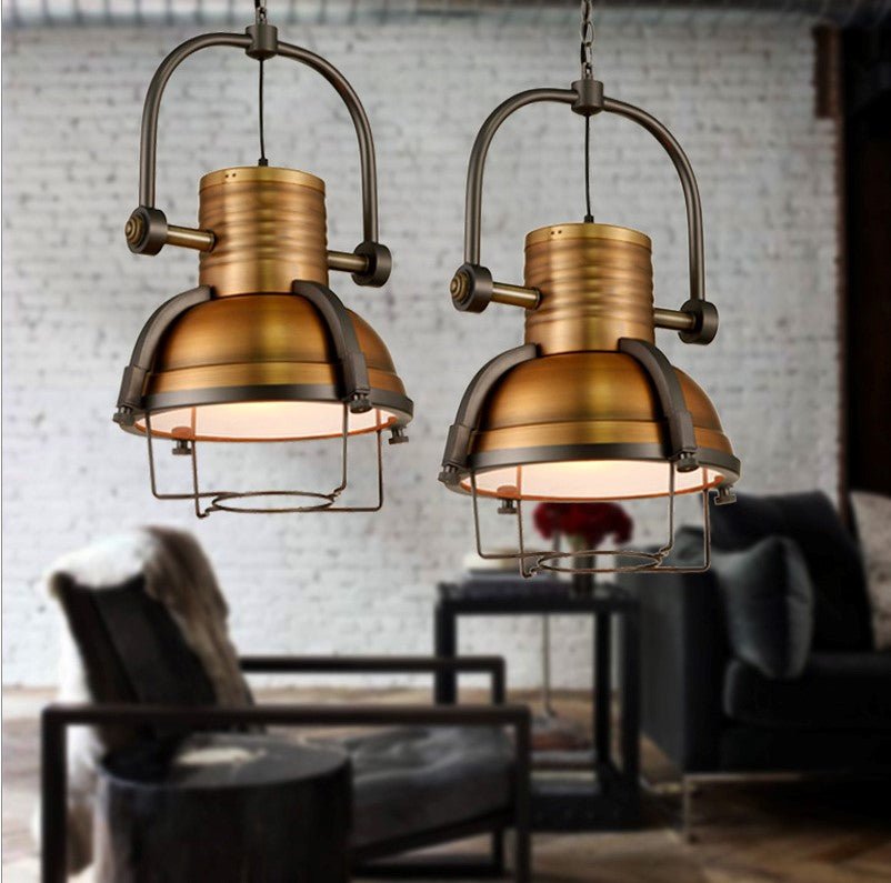 MIRODEMI® Iron Factory Vintage Pendant Light for Bar, Kitchen, Restaurant