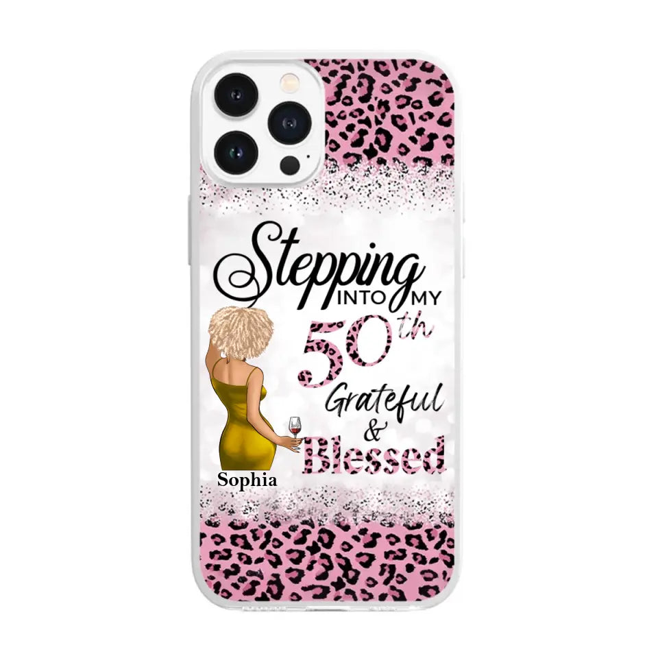 Personalized Clear Phone Case - 50th Birthday Gifts For Her