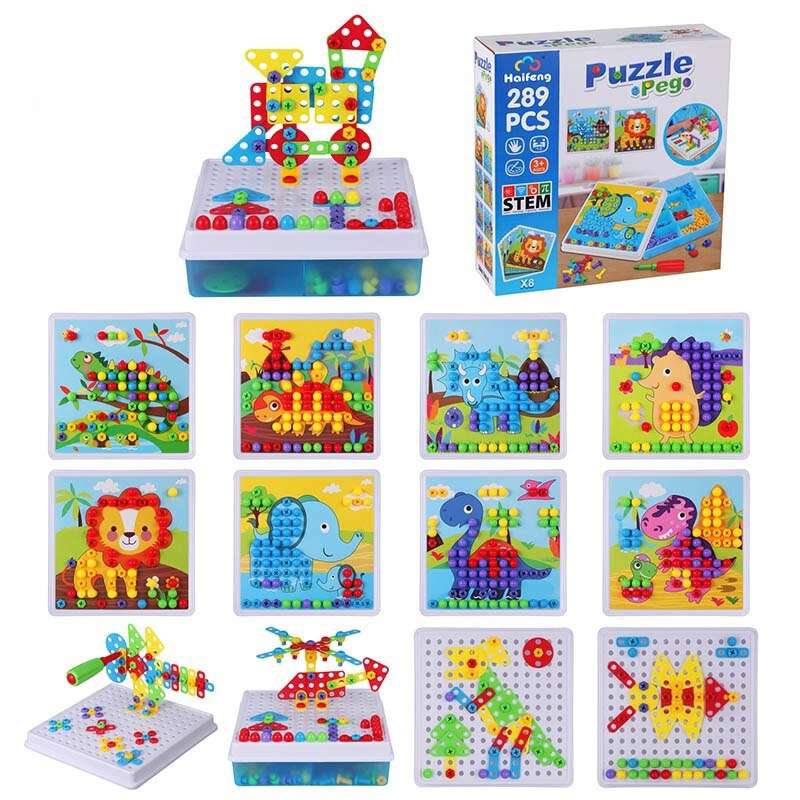 The Mushroom Puzzle Kids Toys - 289 Pieces Creative Educational Toy