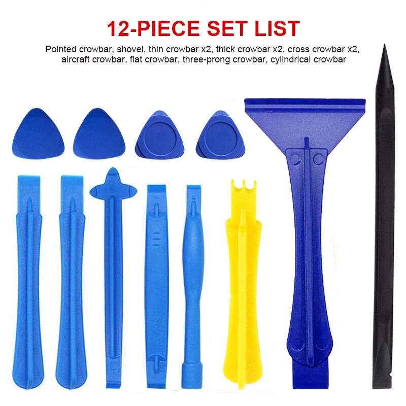 12PCS Electronic Repair Disassembly Tool Kit for Mobile Phone and Device Maintenance