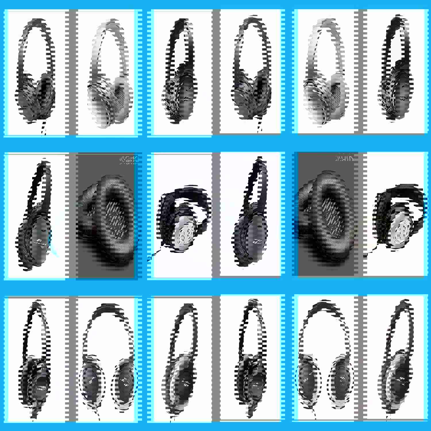 Replacement Ear Pads for Bose Around-Ear Headphones (2 Pairs)