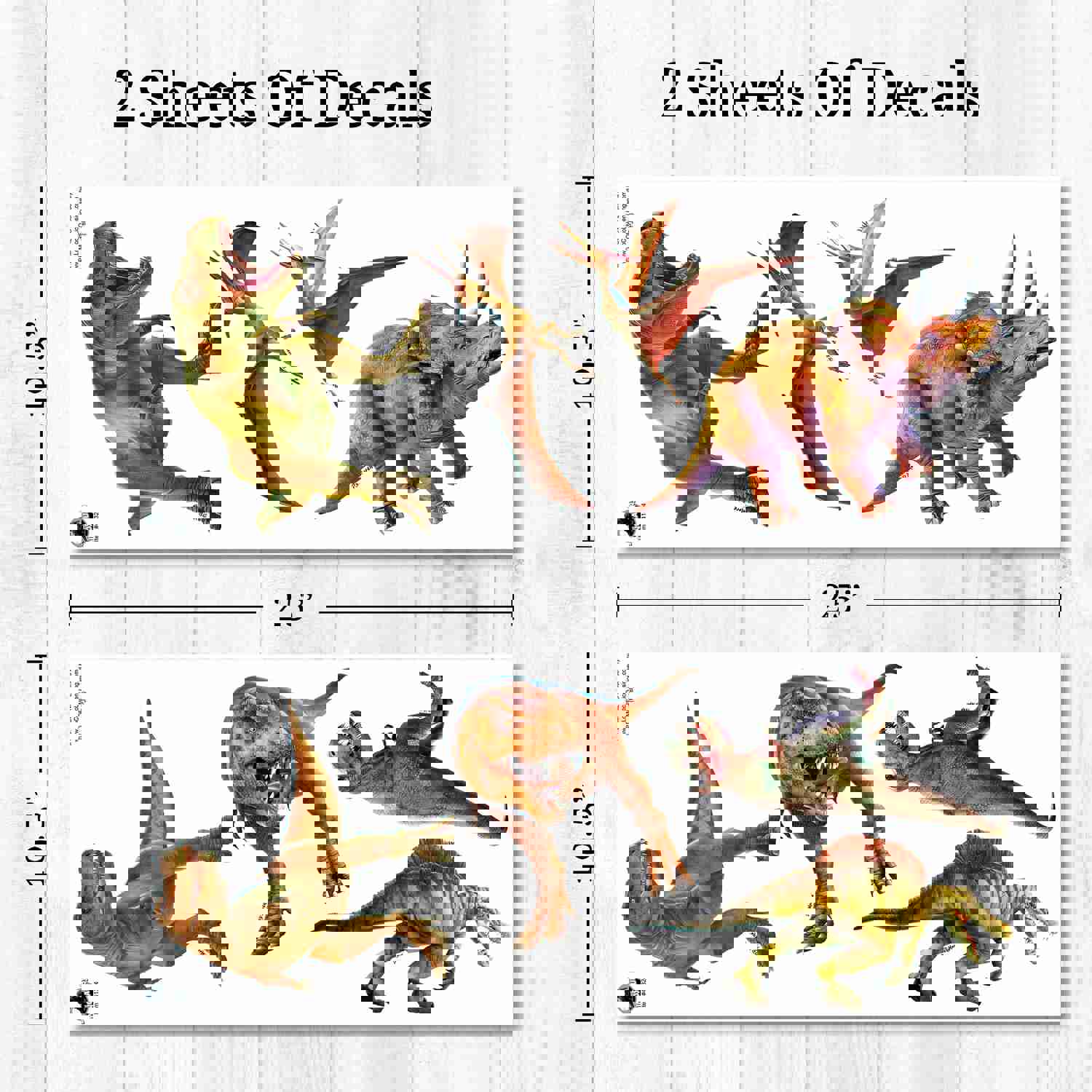 T-Rex and Friends Wall Decals