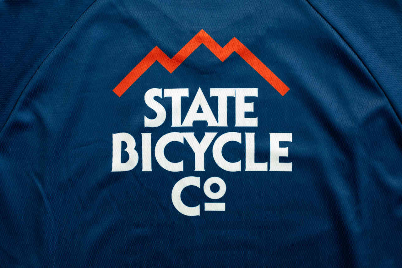 State Bicycle Co. - Mountains - All-Road Long-Sleeve Tech-T Jersey - Sustainable Clothing Collection