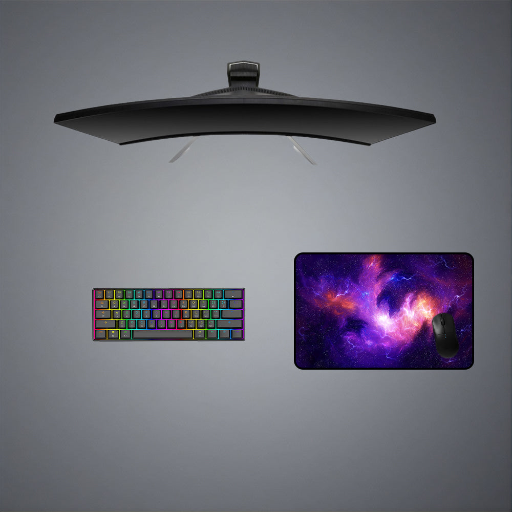 Deepspace Storm Design M-XXL Size Gaming Mouse Pad, Computer Desk Mat