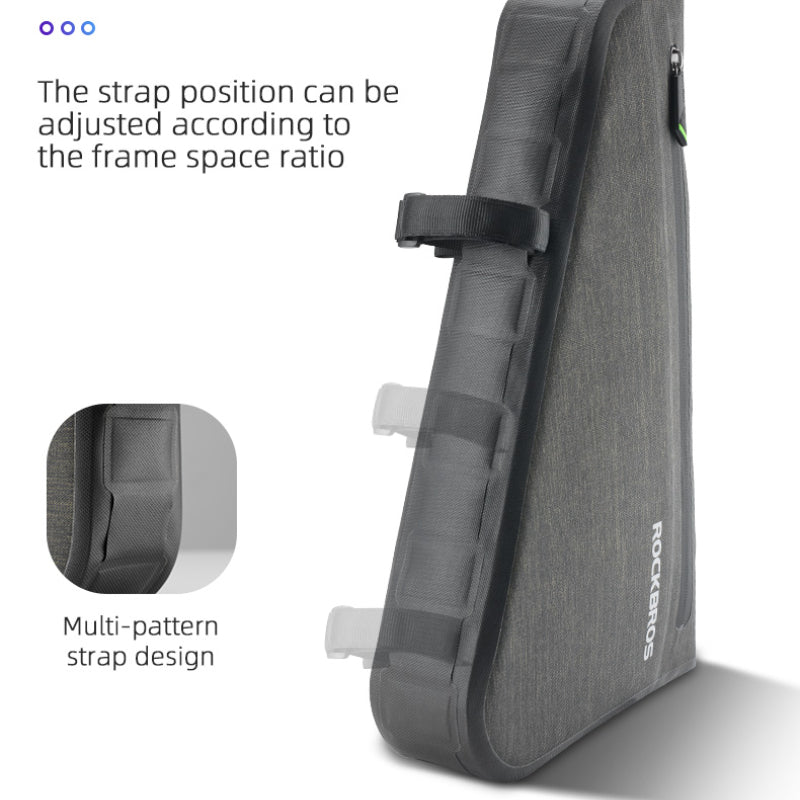 ROCKBROS Waterproof Bicycle Frame Bag for MTB & Road Bikes - Large Capacity (5L/8L)