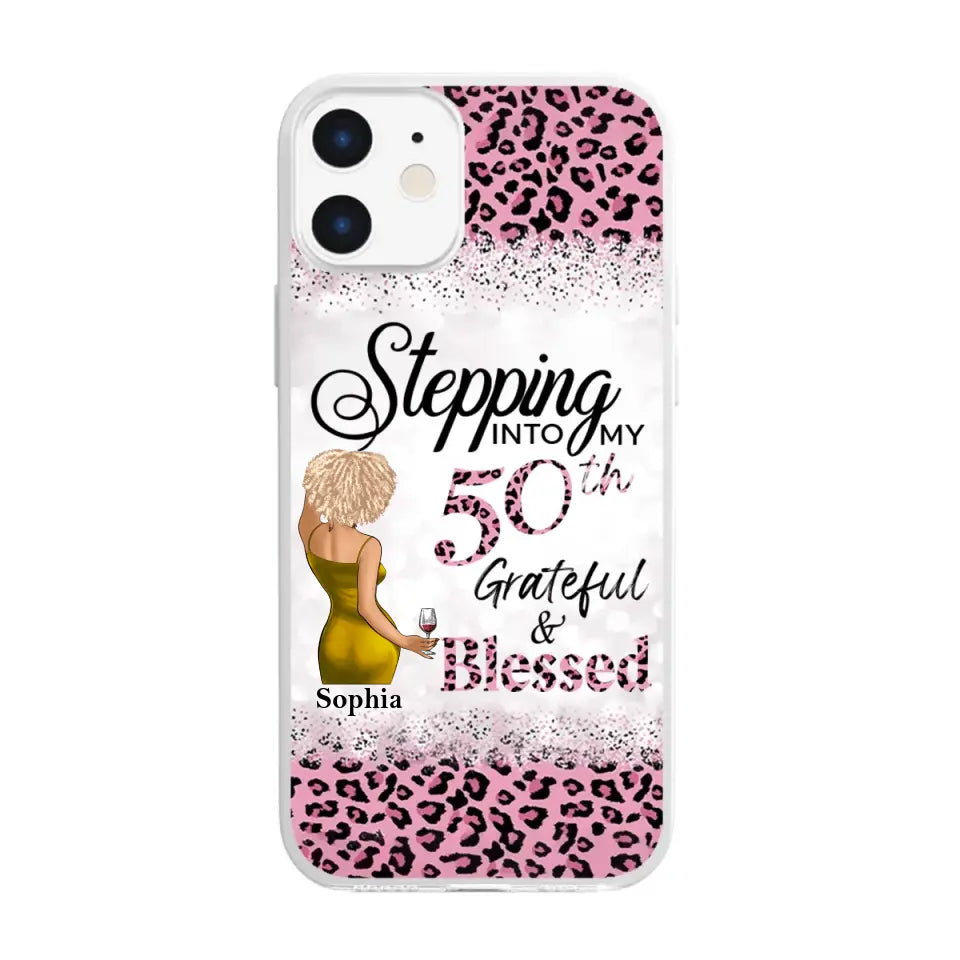 Personalized Clear Phone Case - 50th Birthday Gifts For Her
