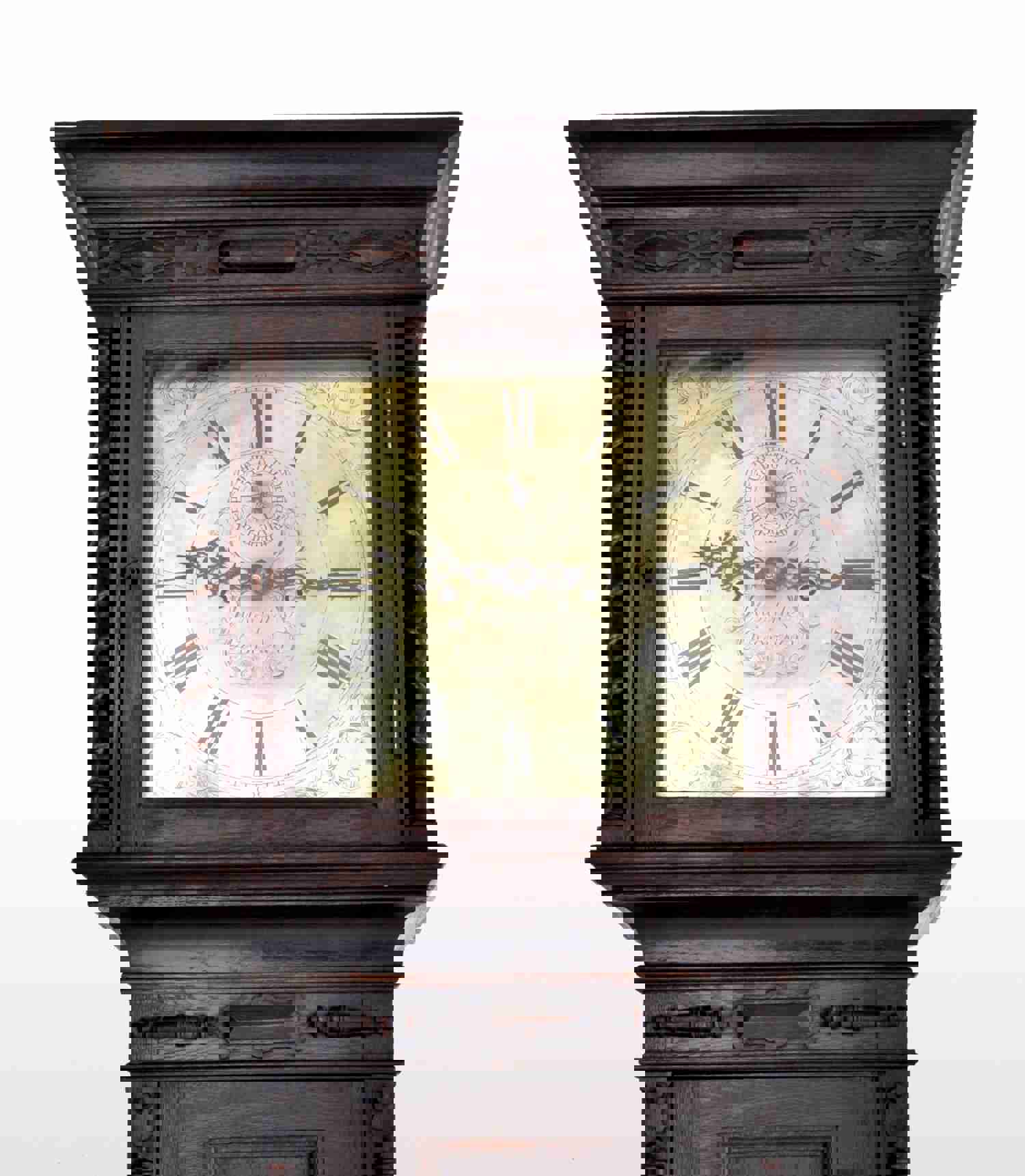 Antique English Arts & Crafts 8-Day Longcase/Grandfather Clock by Maple of London, circa 1890