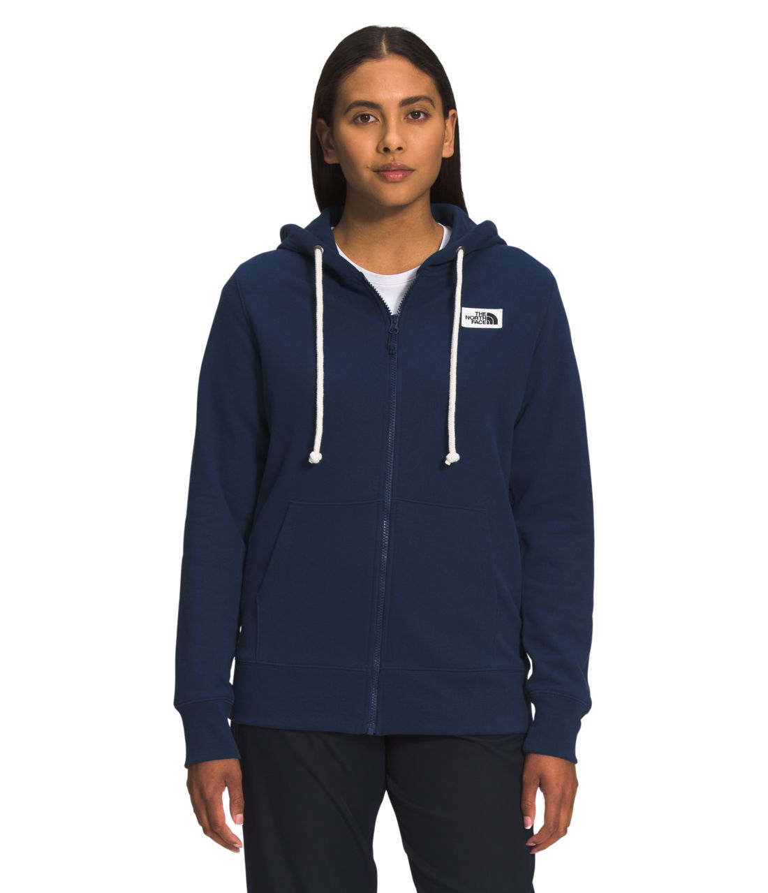The North Face Women's Heritage Patch Full-Zip Hoodie Sweatshirt