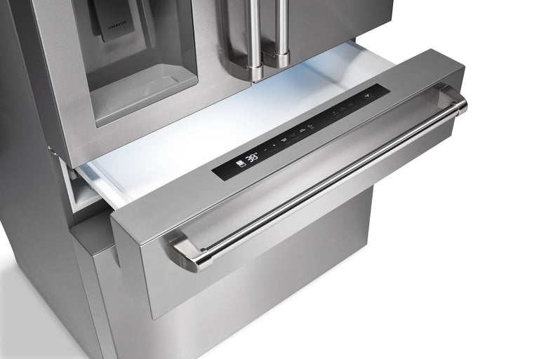 TRF3601FD: Thor Kitchen 36-Inch Counter Depth Refrigerator with Water Dispenser & Ice Maker