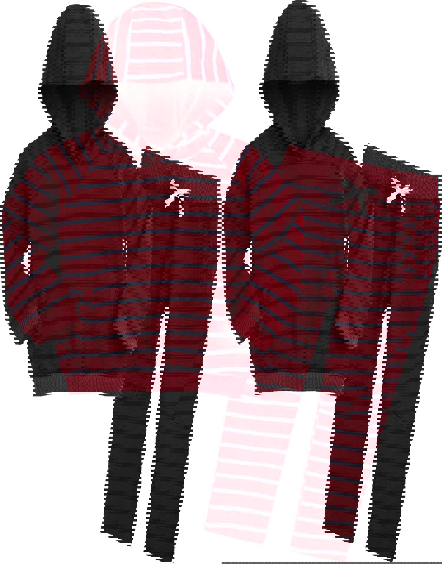 Wine Bengdi Hoodie & Pants Set for Kids
