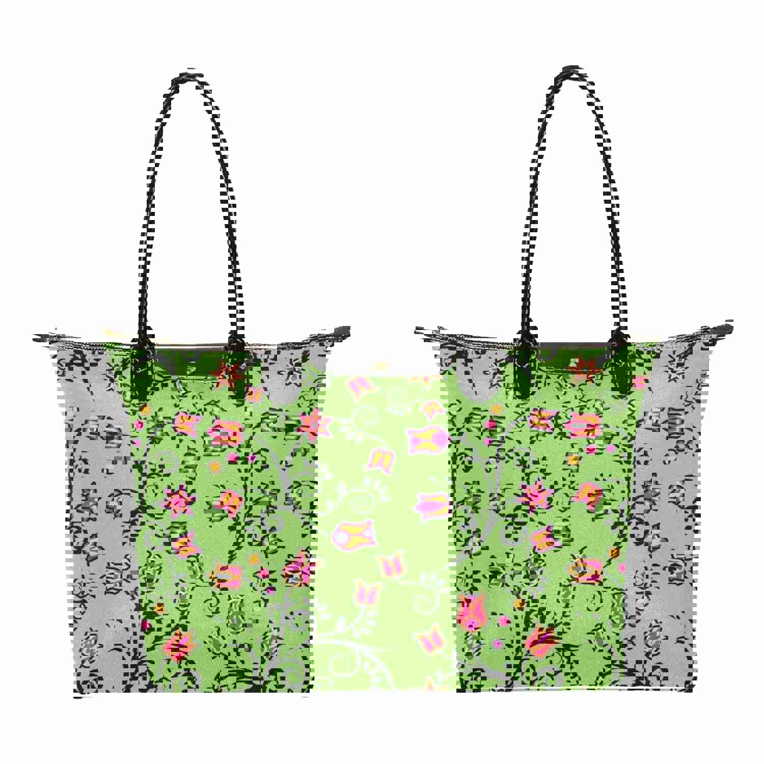 LightGreen Yellow Star Single-Shoulder Lady Handbag