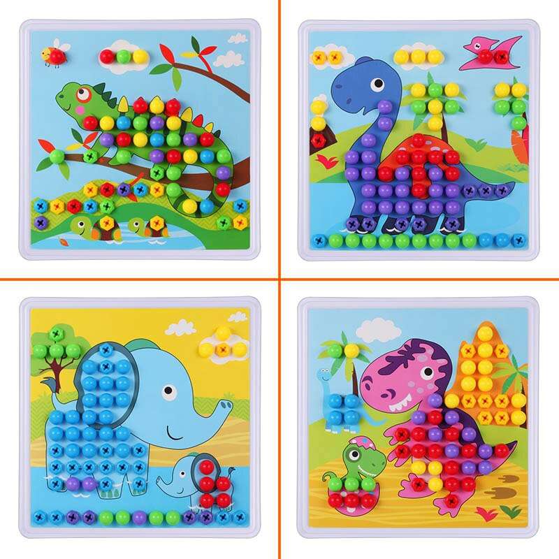 The Mushroom Puzzle Kids Toys - 289 Pieces Creative Educational Toy