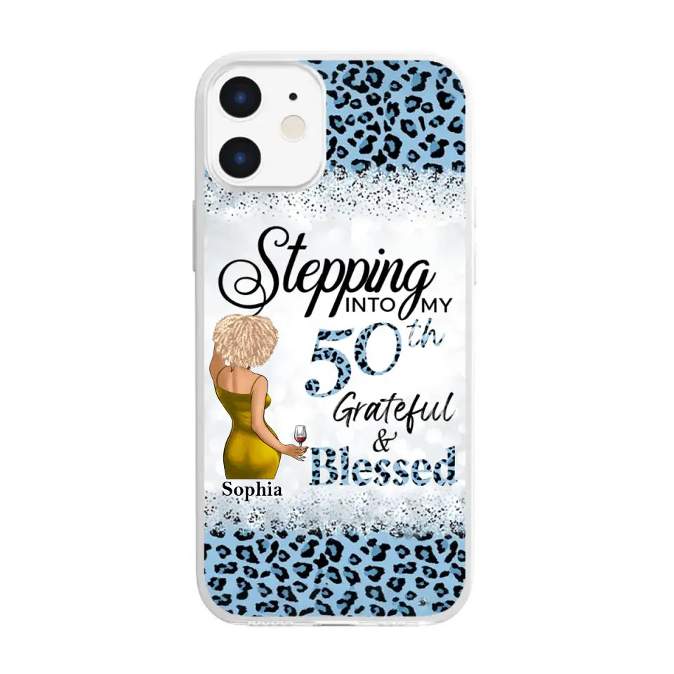 Personalized Clear Phone Case - 50th Birthday Gifts For Her