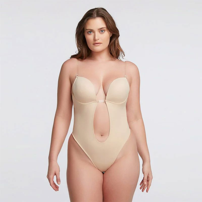LauraCollection® V-Neckline Invisible Backless Bodysuit (Buy 1 Get 1 Free) 2PCS