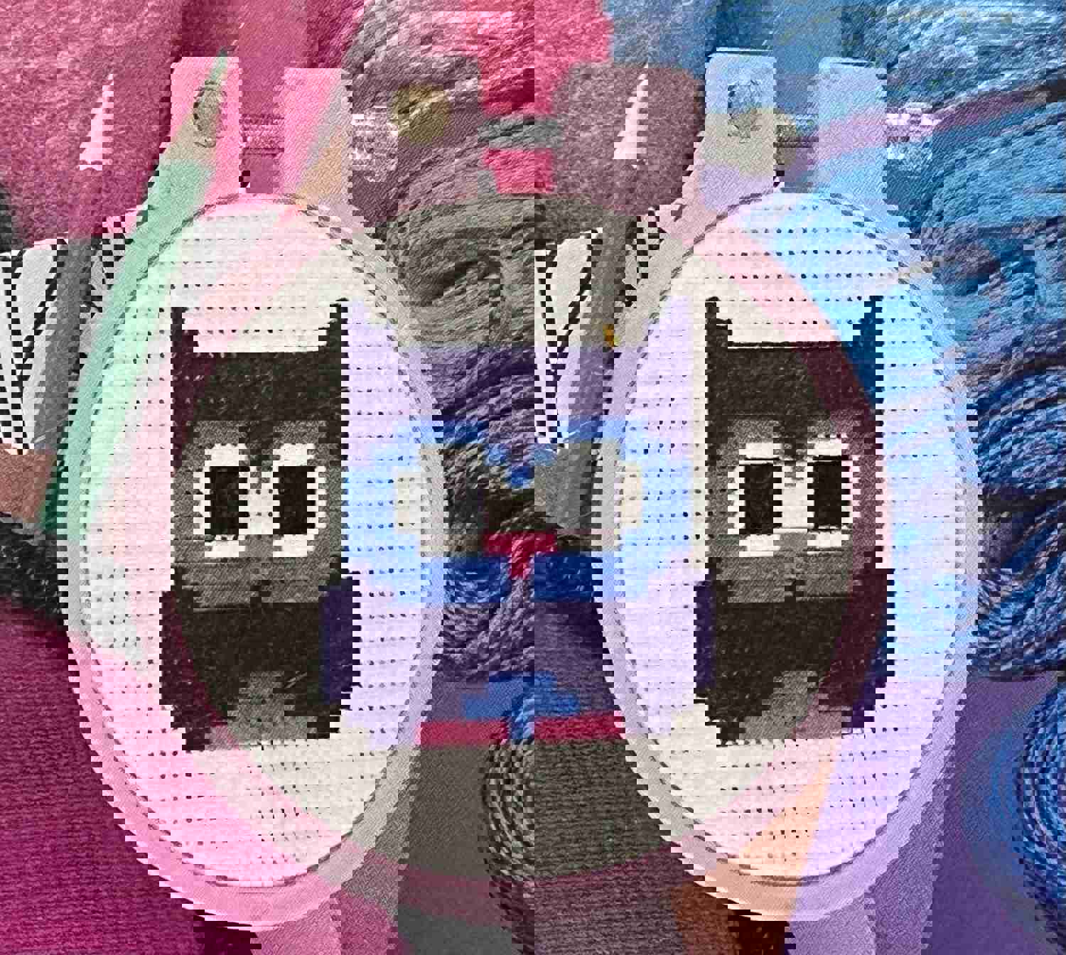 Cross Stitch Keychain Kit for Beginners - Set of 3 (Owl, Heart, Unicorn)