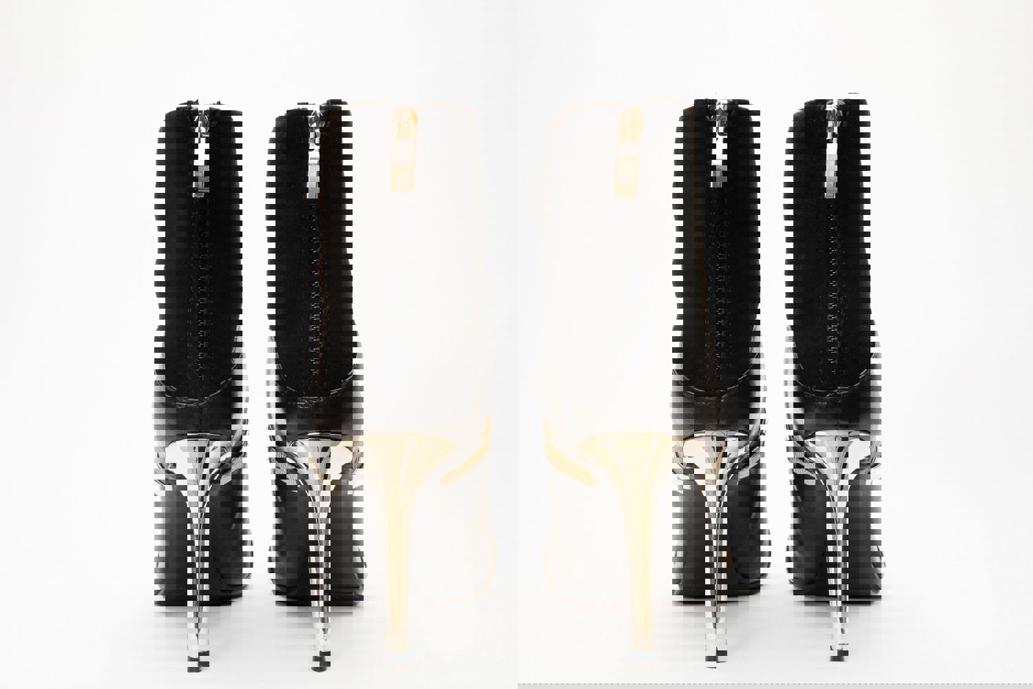 Manila Black Leather Ankle Women Boot