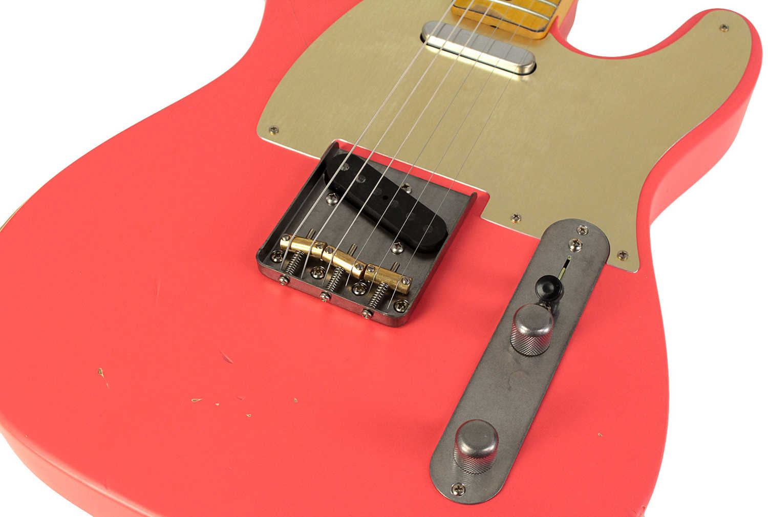 Nash T-57 Guitar in Fiesta Red with Light Aging