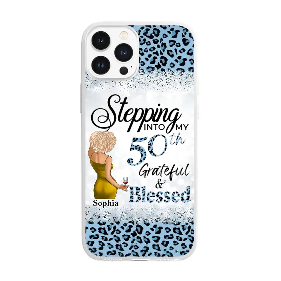 Personalized Clear Phone Case - 50th Birthday Gifts For Her