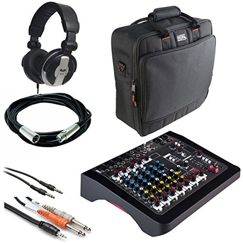 Allen & Heath ZEDi-10 Compact Hybrid Mixer/USB Interface Bundle with Accessories