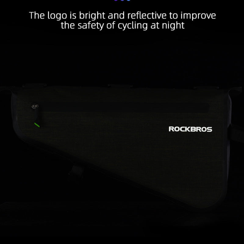 ROCKBROS Waterproof Bicycle Frame Bag for MTB & Road Bikes - Large Capacity (5L/8L)