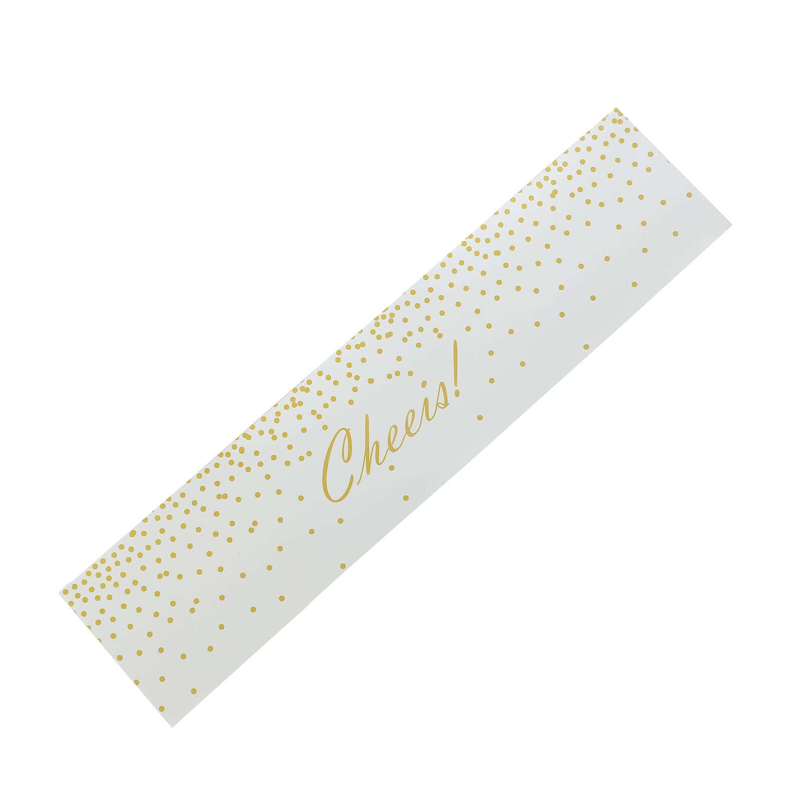 24 Pack White and Gold Cheers Wedding Party Water Bottle Labels, Waterproof Label Stickers