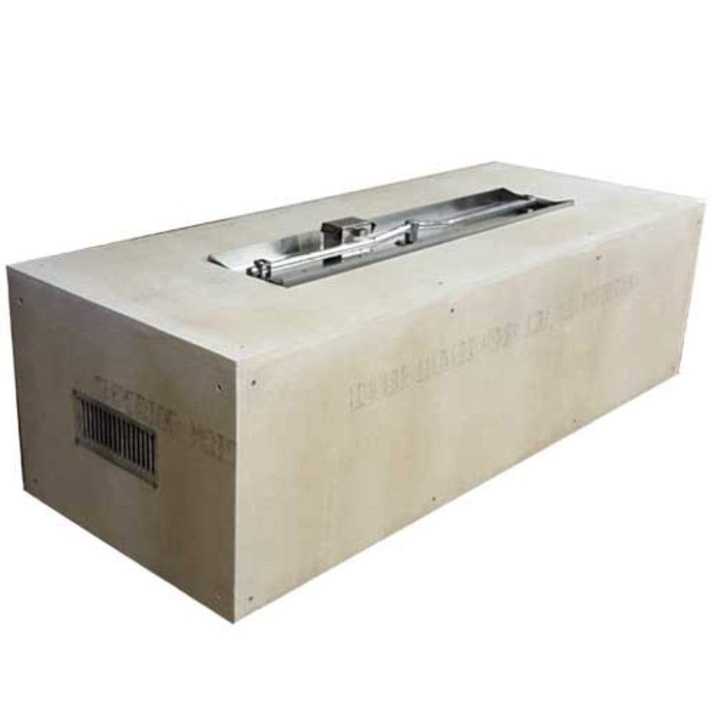 HPC 80 x 24 Rectangle Enclosure Small Tank Push Button Fire Pit